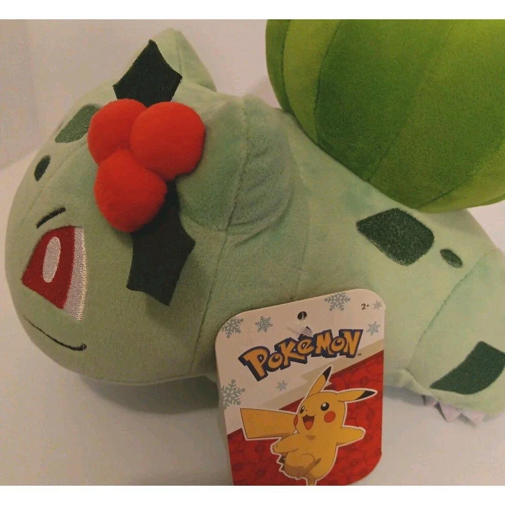 Large Bulbasaur Plush Pokémon Stuffed Animal | Nintendo Round 1 Arcade Exclusive